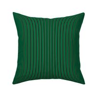 Small Jade Green Bengal Stripe Pattern Vertical in Black
