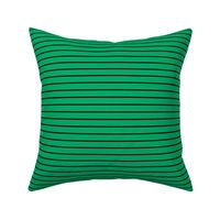 Jade Green Pin Stripe Pattern Horizontal in Black