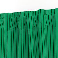 Jade Green Pin Stripe Pattern Vertical in Black
