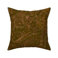 Paisley Rusty Brown