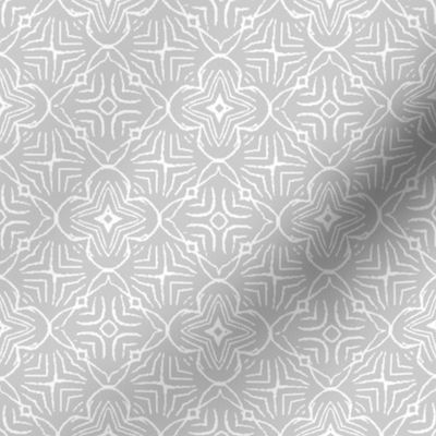 gray and white geo tiling by rysunki_malunki