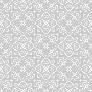 gray and white geo tiling by rysunki_malunki