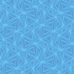 blue star netting by rysunki_malunki