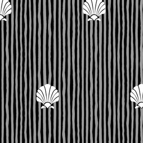 Shell Stripes | Black