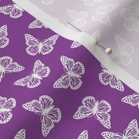 small purple butterflies