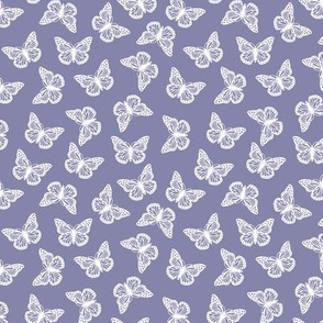 Purple Butterflies Fabric, Wallpaper and Home Decor | Spoonflower