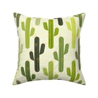 cactus - stylized saguaros - american old west