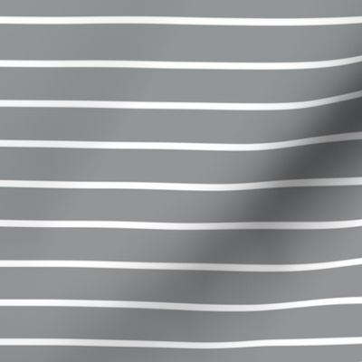 Ultimate gray with narrow white stripes - horizontal