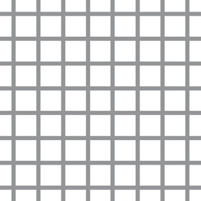 Ultimate gray check on white