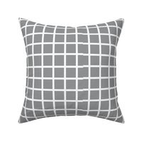 Ultimate gray with narrow retro white check