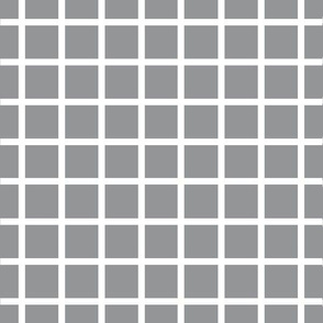 Ultimate gray with narrow retro white check