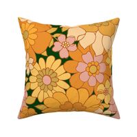 Avery Retro Floral on Dark Forest-large scale