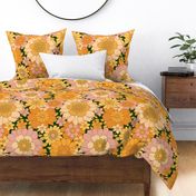 Avery Retro Floral on Dark Forest-large scale