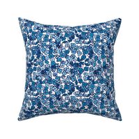 Forget-Me-Not Floral | White and Blue