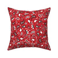 Fantasia Paisley Red