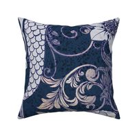 mermaid dark blue