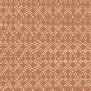 Boho Fair Isle Small Rust