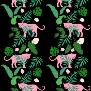 Pink Panther Panels #1 - black, medium 