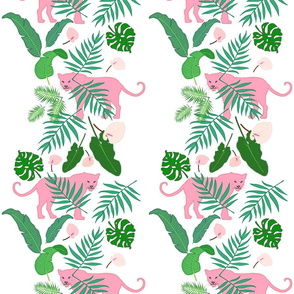 Pink Panther Panels #1 - white, medium 