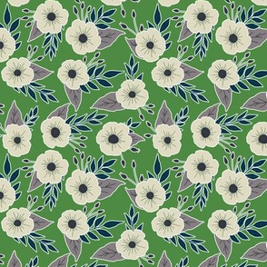 Floral Posies | Green | Small