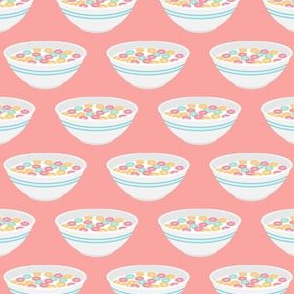 cereal bowls - pink - LAD21