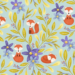 Floral Foxes | Spring