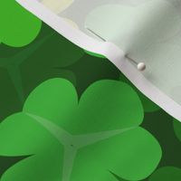 Large Scale Green Shamrock Clover Garden Saint Patricks Day