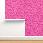 Large Scale Damask - Hot Pink