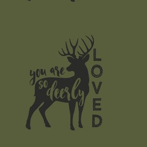 (7 inch block) You are so deerly loved - C2 (O) C21