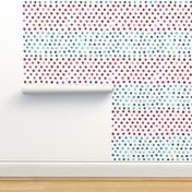 watercolor dots multi stripe