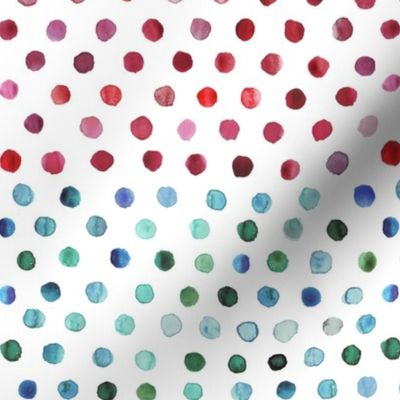 watercolor dots multi stripe