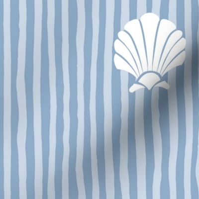 Shell Stripes | Soft Cape Cod Blue