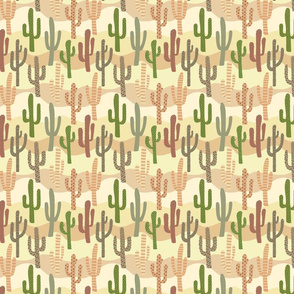 Cactus earth colors - small