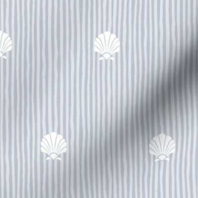 Shell Stripes | Small | Soft Cool Gray