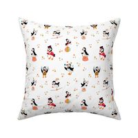 A Circus of Puffins | White Small Scale