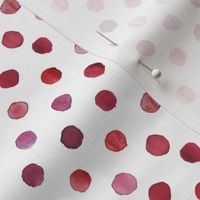 watercolor dots red 