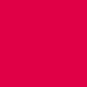 solid  bright carmine red (#E00045)