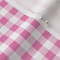 Pink Gingham Plaid Check Pattern Straight-01