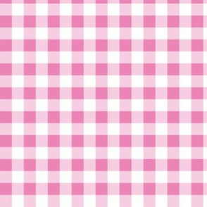 Pink Gingham Plaid Check Pattern Straight-01