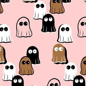 minimalist halloween ghosts