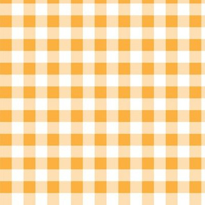 Yellow Gold Gingham Plaid Check Pattern Straight-01