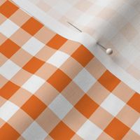 Orange Gingham Plaid Check Pattern Straight-01