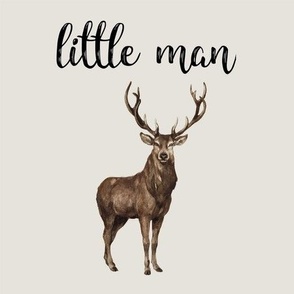 9x9 little man rustic buck