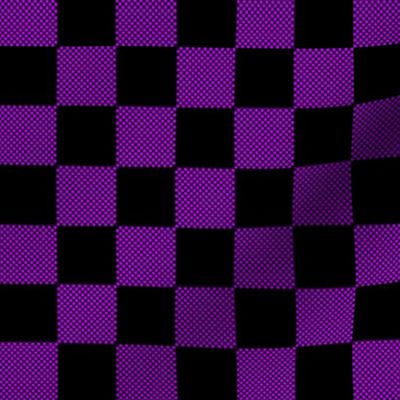 Small and big checkered purple