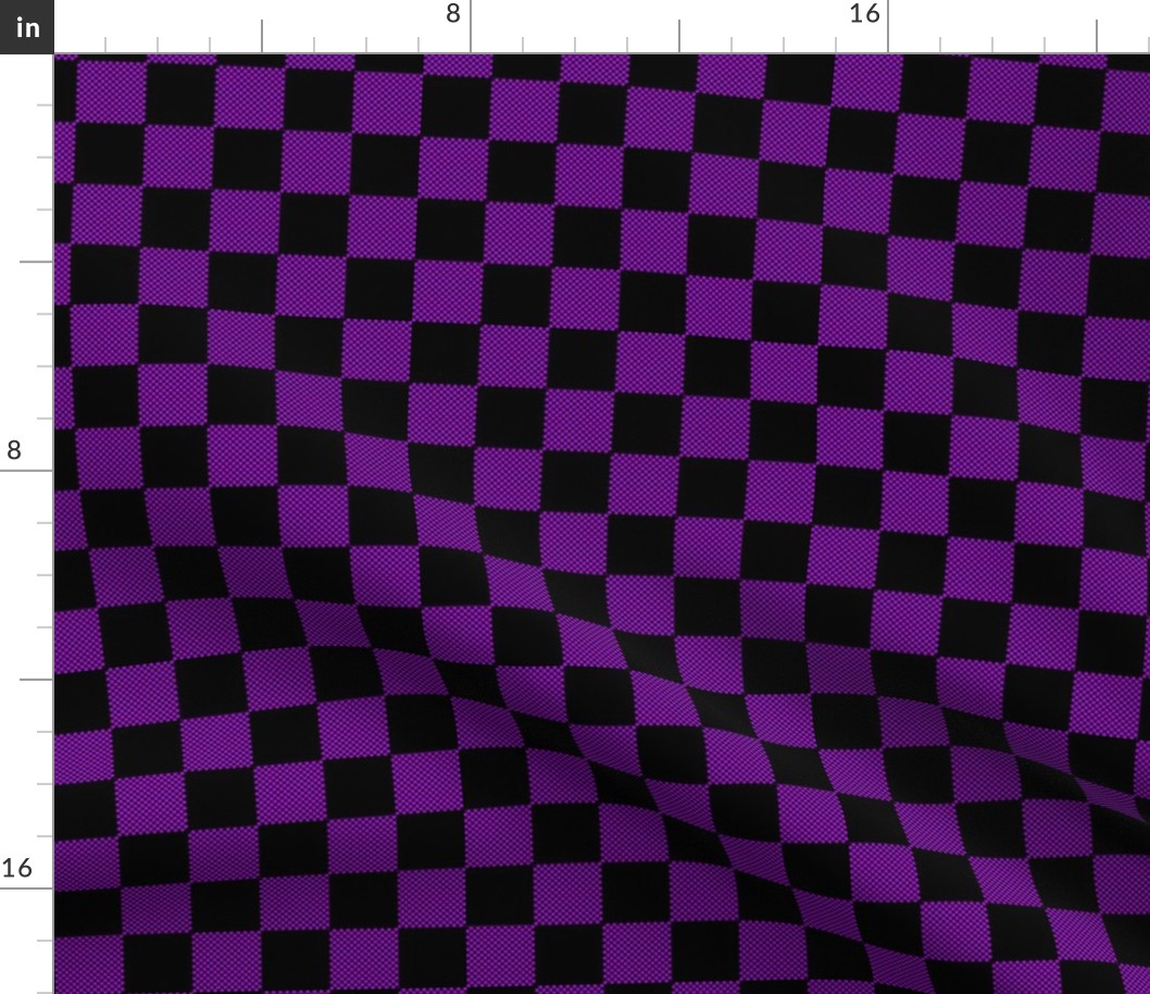 Small and big checkered purple