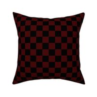 Small and big checkered red