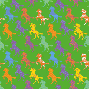 Horses green - medium