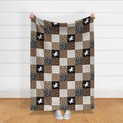 Cowboy Wholecloth Quilt | Cheater Quilt | Western Patchwork Fabric | Cowboy_Dec16_20_ROTATED