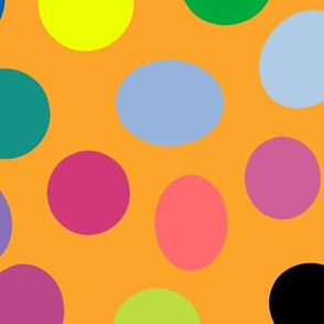 Abstract Dots in Saffron + Multi