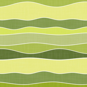 magic dunes - abstract multicolor waves - green hills